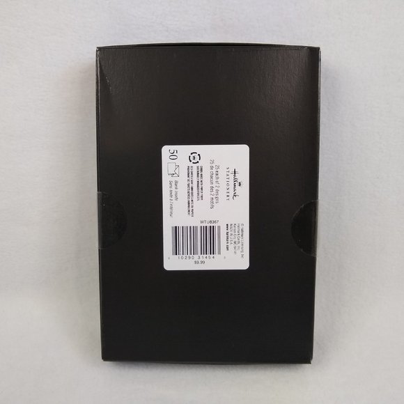 Hallmark Stationery Thank You Cards 2 Designs 50 Count with Envelopes Green NEW - Picture 2 of 6